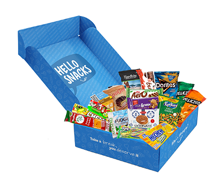 Hello Snacks Snack Box with Products